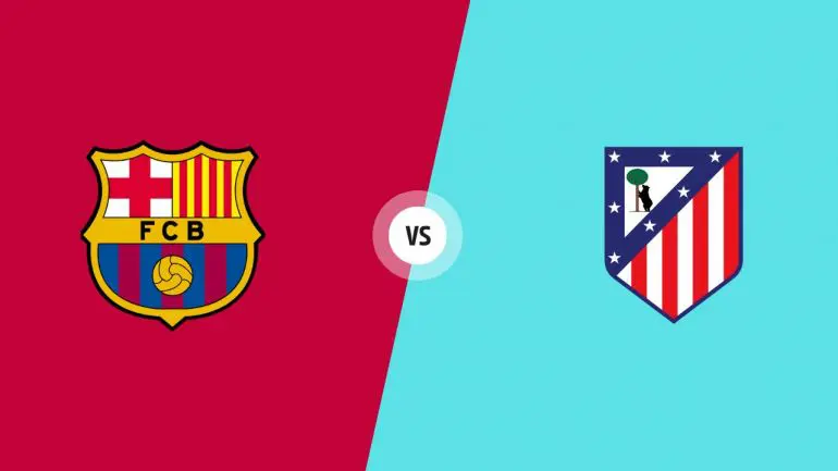 Atletico madrid vs barcelona. (photo credit:. semprebarca media)