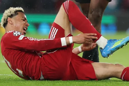 Hugo Ekitike suffers ruptured Achilles tendon- Photo credit: Goal