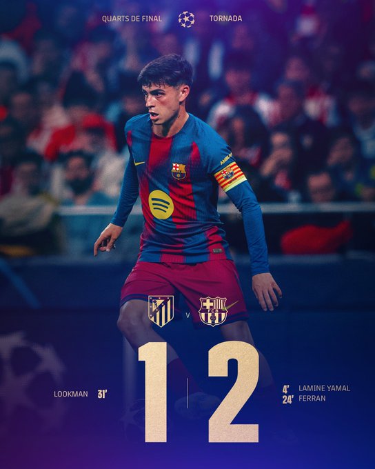 Atletico madrid 1-2 barcelona. (photo credit: barcelona viq x)
