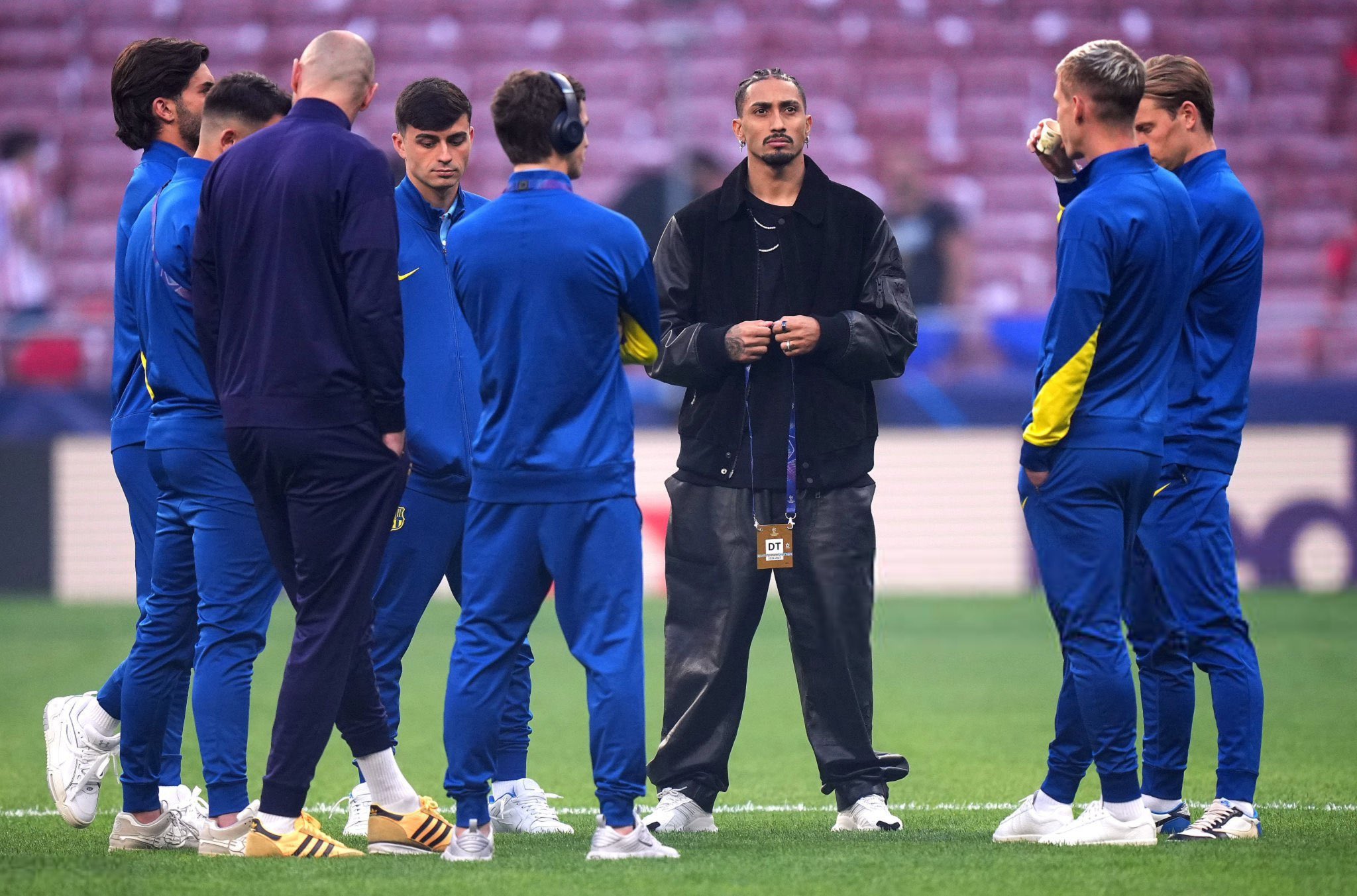 Raphinha present in Barcelona vs Madrid second leg- Photo credit: Fabrizio Romano via X