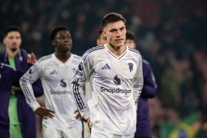 Manuel Ugarte. (photo credit: fabrizio romano via x)