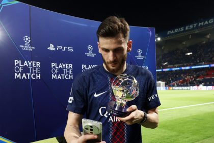 Khvicha Kvaratskhelia UEFA man of the match- Photo credit: Fabrizio Romano via X