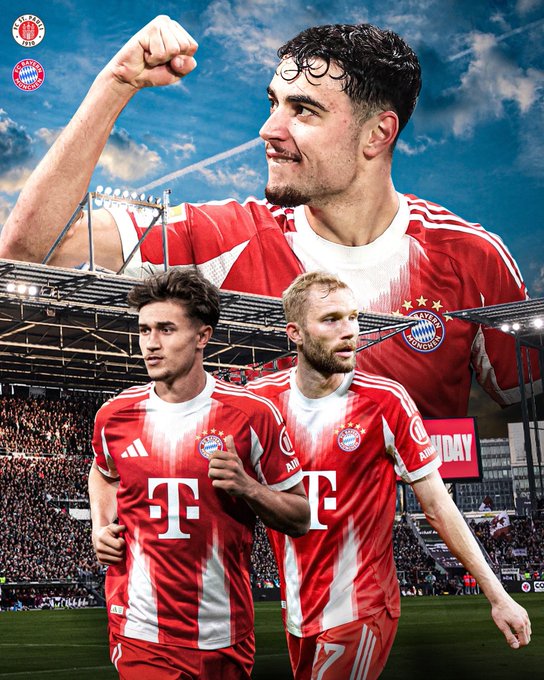 St. Pauli vs Bayern Munich (Photo credit: Bayern Munich via x)