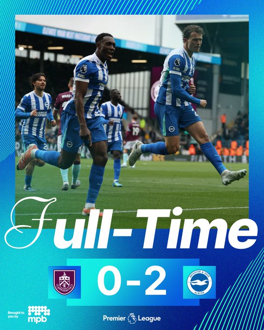 Burney 0-2 brighton. (photo credit: brighton via x)