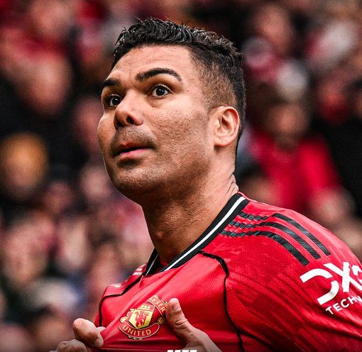 Casemiro ( photo credit: fabrizio Romano via x)