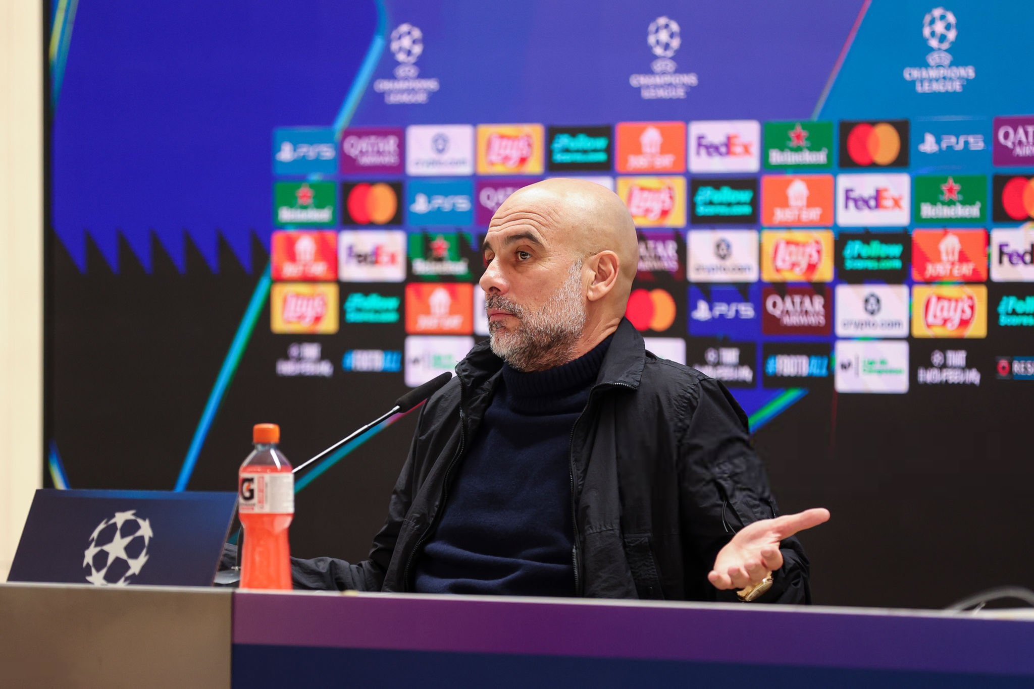 Pep Guardiola- Photo credit: Fabrizio Romano via X