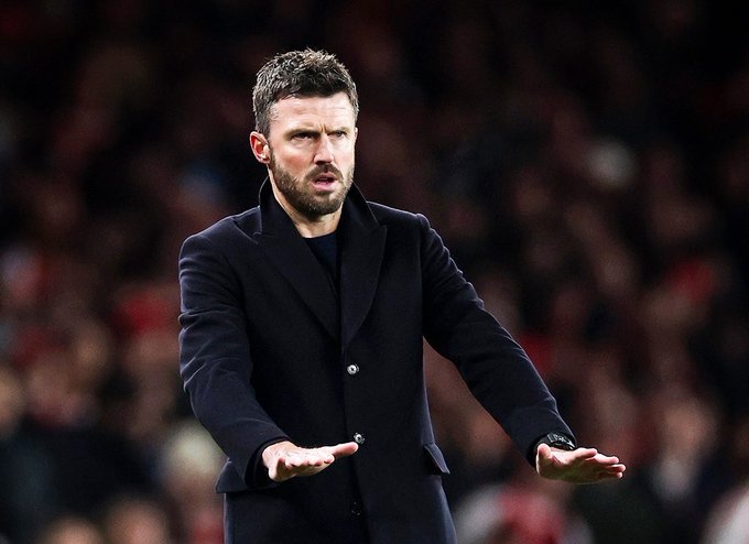 Michael Carrick on Man United permanent job (photo credit: Fabrizio Romano via x)