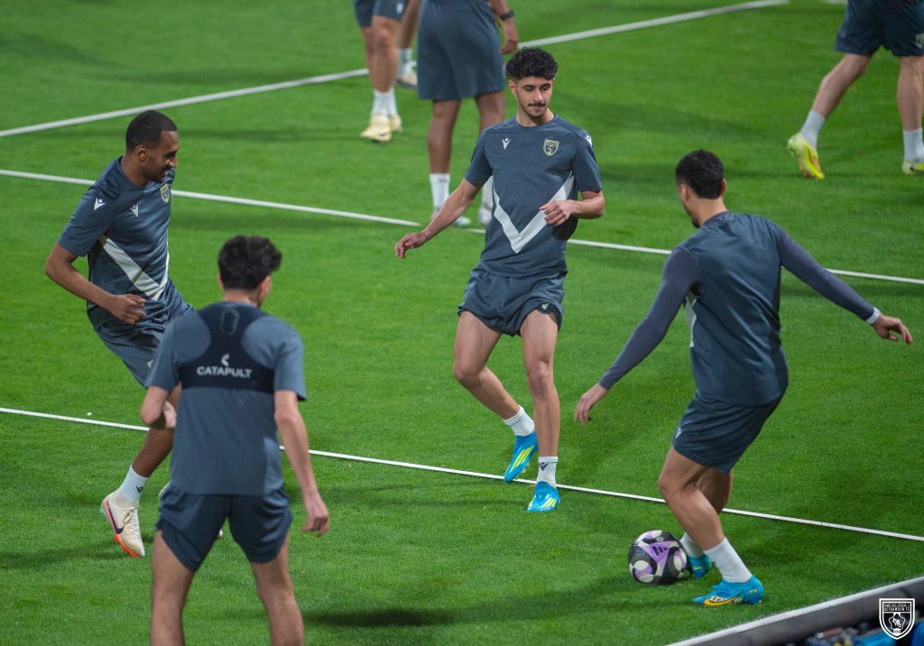 Al taawoun training. (photo credit: Al taawoun via x)