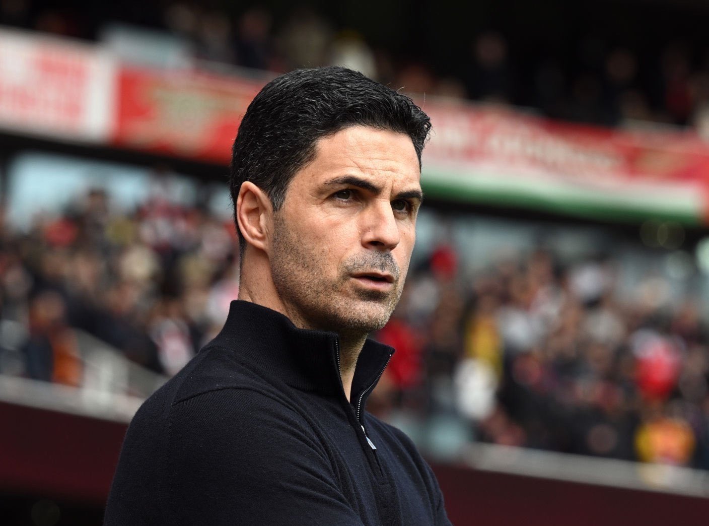 Mikel Arteta displeased with controversial VAR decision- Photo credit: Fabrizio Romano via X