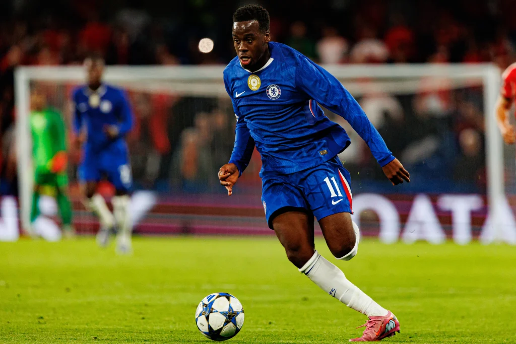 Jamie Gittens Playing for Chelsea - Photo Credit : Softfootball Media