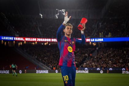 Lamine Yamal officially crowned La Liga Player of the Month for April 2026- Photo credit: Barcelona media