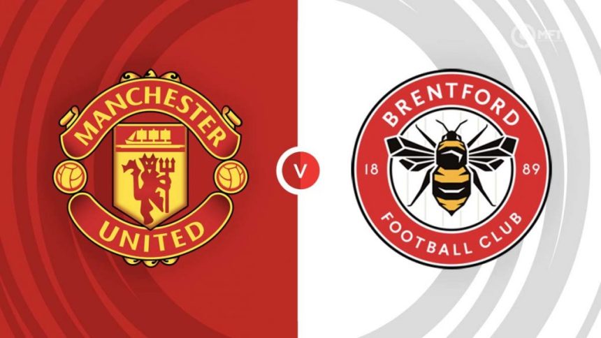 Manchester united vs Brentford. (photo credit: isoccerng media)