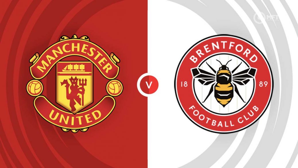 Manchester united vs Brentford. (photo credit: isoccerng media)