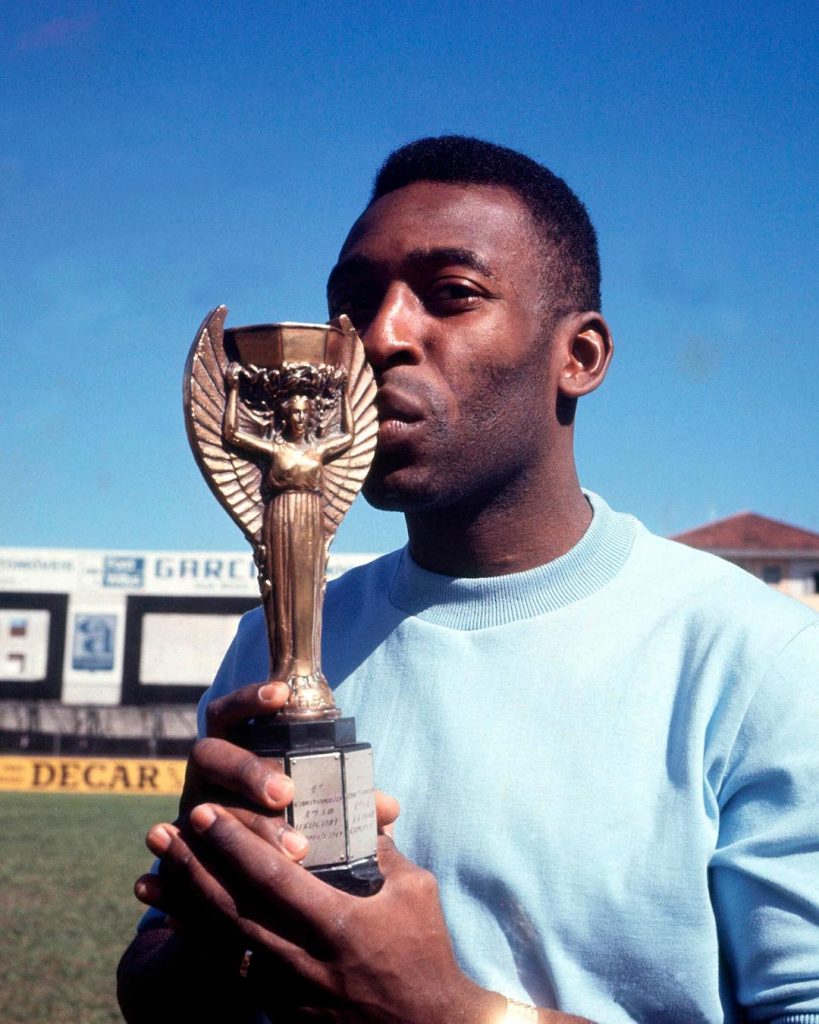 Pelé win the World Cup - Photo Credit : FIFA Museum, Facebook