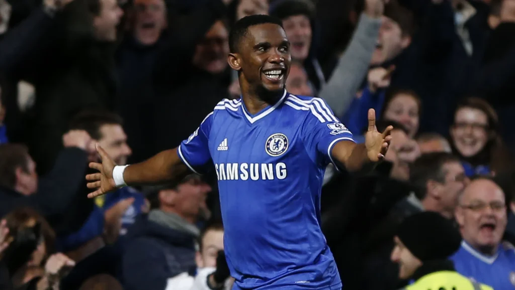 Samuel Eto'o scores hat trick as Chelsea beats United 3-1 - Photo Credit : USA Today