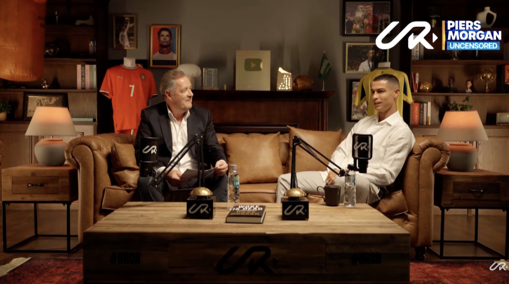 Piers Morgan interview with cristiano ronaldo 2025 - UR · Cristiano : Youtube