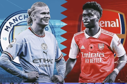 Erling Haaland of Manchester City & Bukayo Saka of Arsernal - Photo Credit : D Real Kombo, Facebook