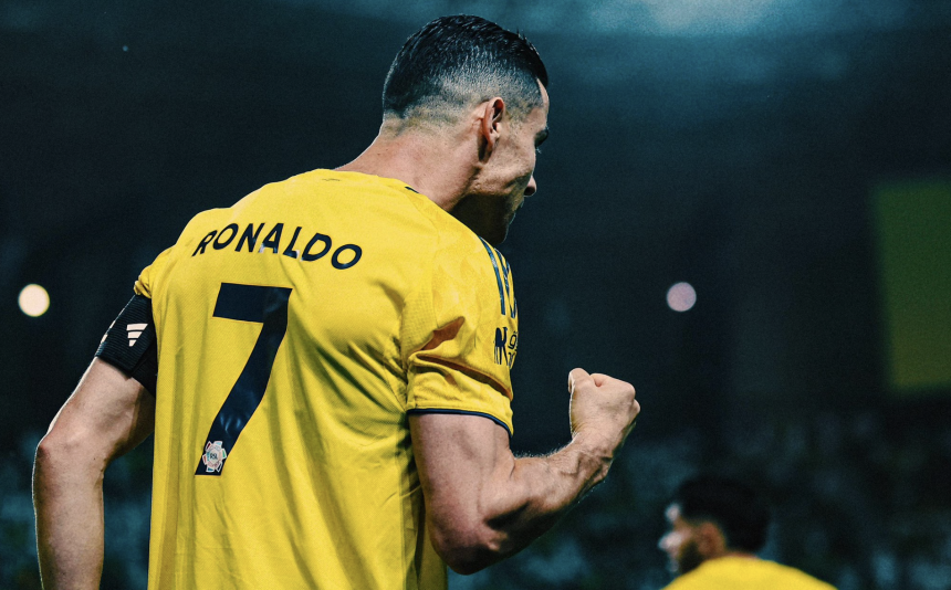 Ronaldo When Al Nassr defeated Al Najma 5–2 to maintain their lead at the top of the Saudi Pro League table - Photo Credit : Al Nassr, X