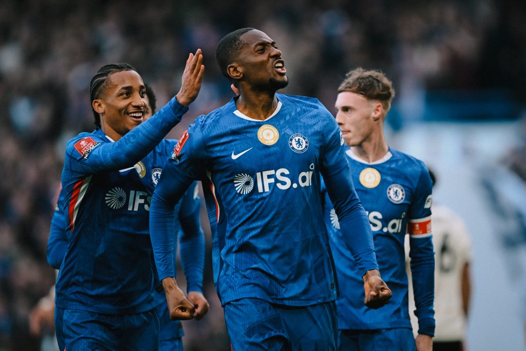Tosin scores in Chelsea’s 7–0 FA Cup Win Over Port Vale - Photo Credit : Softfootball, X