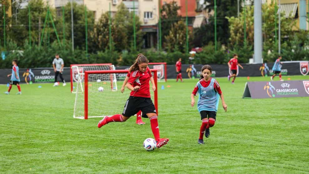 Pitch mapping is supporting the Albanian Football Association with its long-term planning (Photo credit: UEFA media)