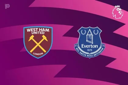 Westham united vs Everton. (photo credit: yahoo media)