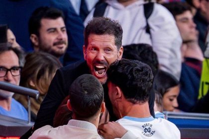 Diego Simeone (photo credit: Fabrizio Romano via x)