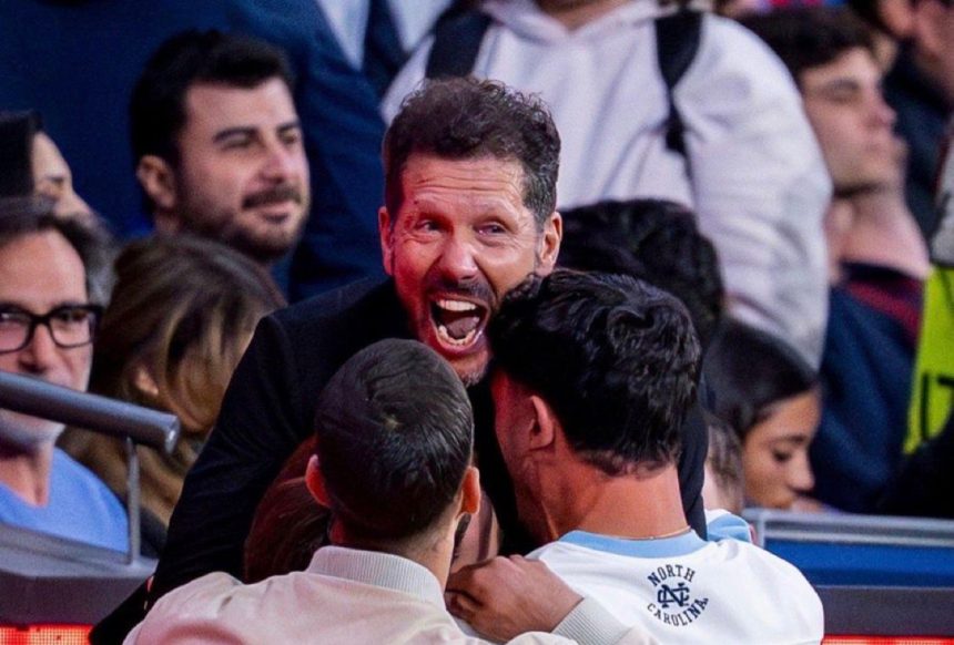 Diego Simeone (photo credit: Fabrizio Romano via x)