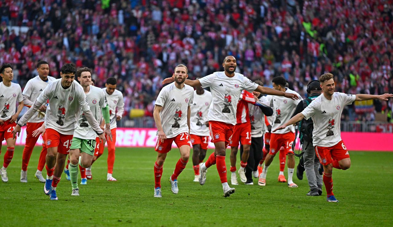 Bayern Munich players (photo credit: Bayern Munich via x)