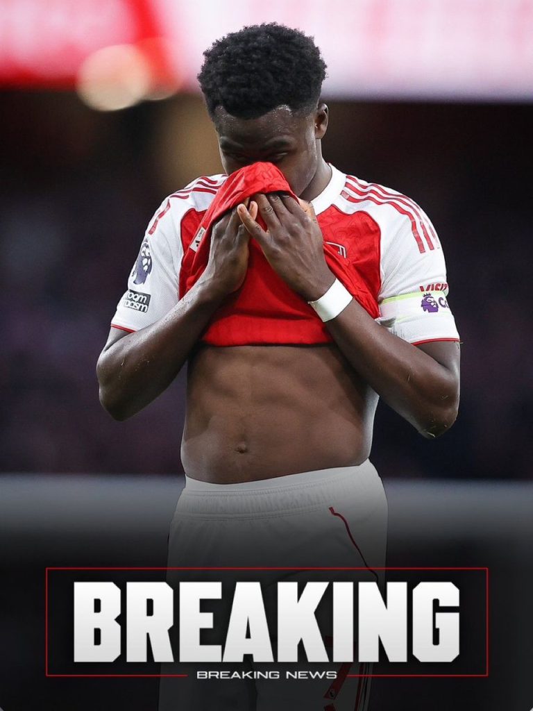 Bukayo Saka is OUT of Sporting vs Arsenal, Mikel Arteta has confirmed.(photo credit: Fabrizio Romano media)