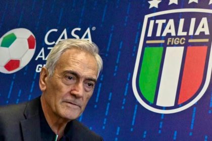 Italian Federation president Gabriele Gravina (photo credit: Blue news)