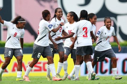 New Caledonia scored their first goals against an opponent outside of Oceania (photo credit: FIFA via x)