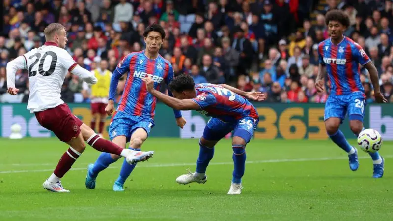 Westham united 0-0 crystal palace. (photo credit: bbc media)