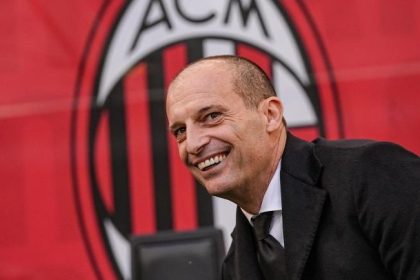 Massimiliano Allegri.( photo credit: fabrizio Romano via x)