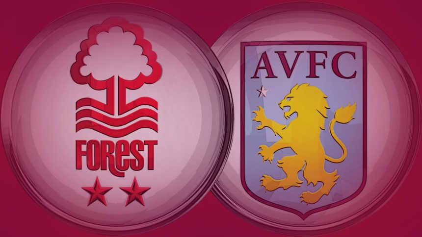 Nottingham vs aston villa . (photo credit: skysport media)