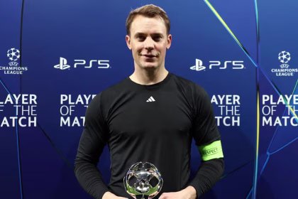 Manuel Neuer named UEFA Man of the Match at 40- Photo credit: UEFA media