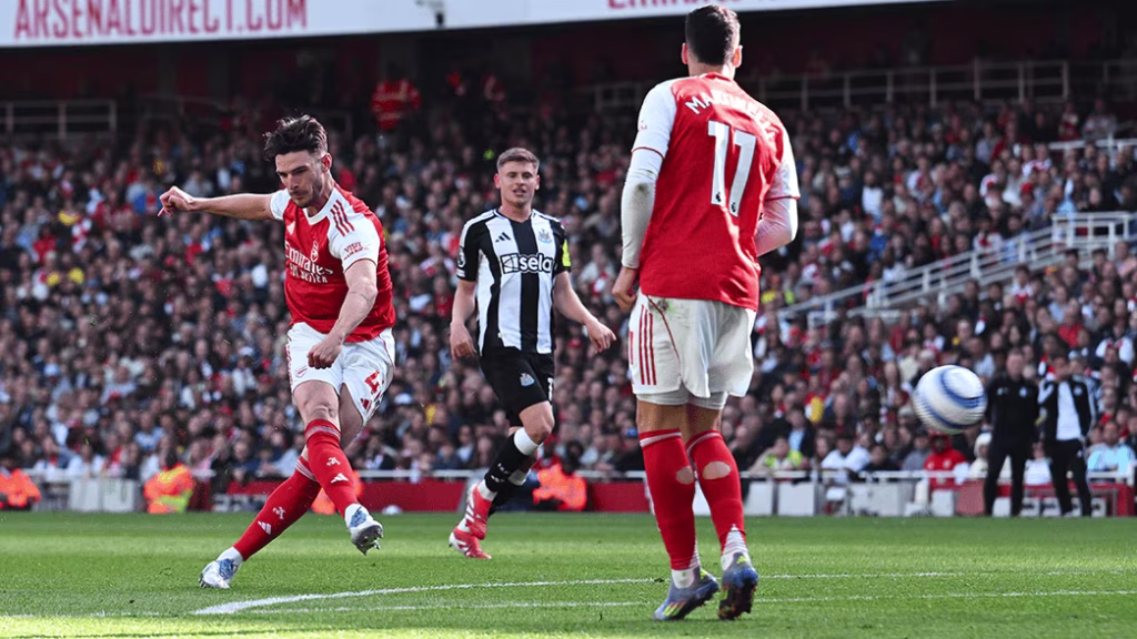 Arsenal 1-0 newcastle united. (photo credit: bbc media)