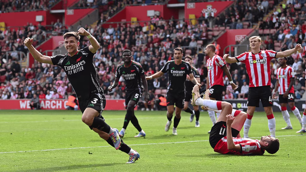 Southampton 2-1 Arsenal. (photo credit: arsenal media)
