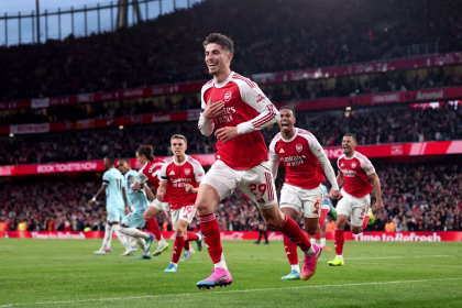 Arsenal 1-0 burnley. (photo credit: arsenal via x)