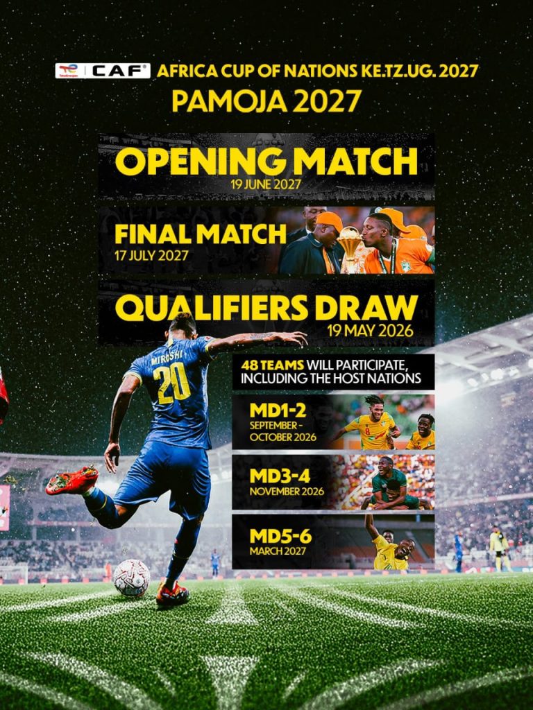 CAF has announced official dates for AFCON 2027 (Photo credit: CAF media)