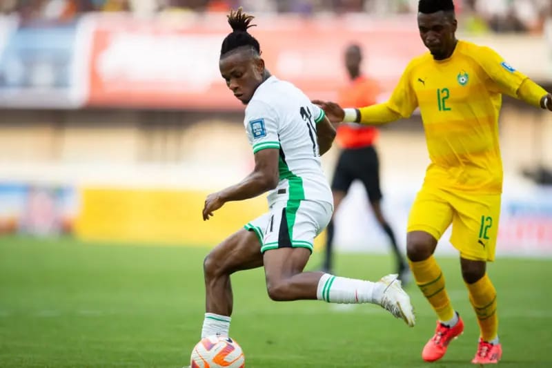 Nigeria vs Zimbabwe (Photo credit: Nigeria media)