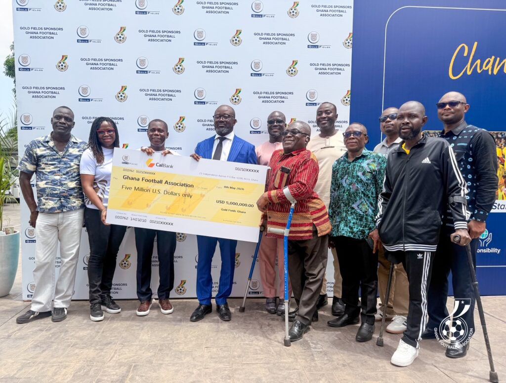 Ghana gets a landmark sponsorship worth $5m (photo credit: Ghana media)