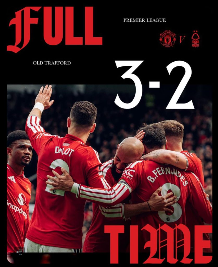 United beat forest 3-2 (photo credit: Manchester United media)