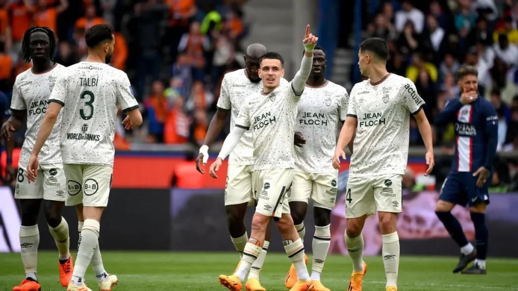 Lorient players (Photo credit: tntsports media)