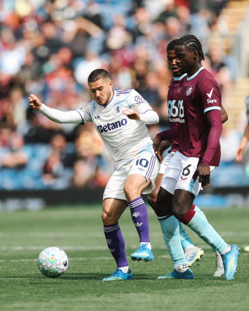 Aston villa vs Burnley (Photo credit: Aston villa media)