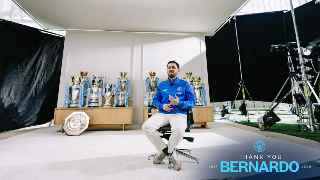 Bernardo Silva (Photo credit: Manchester City media)