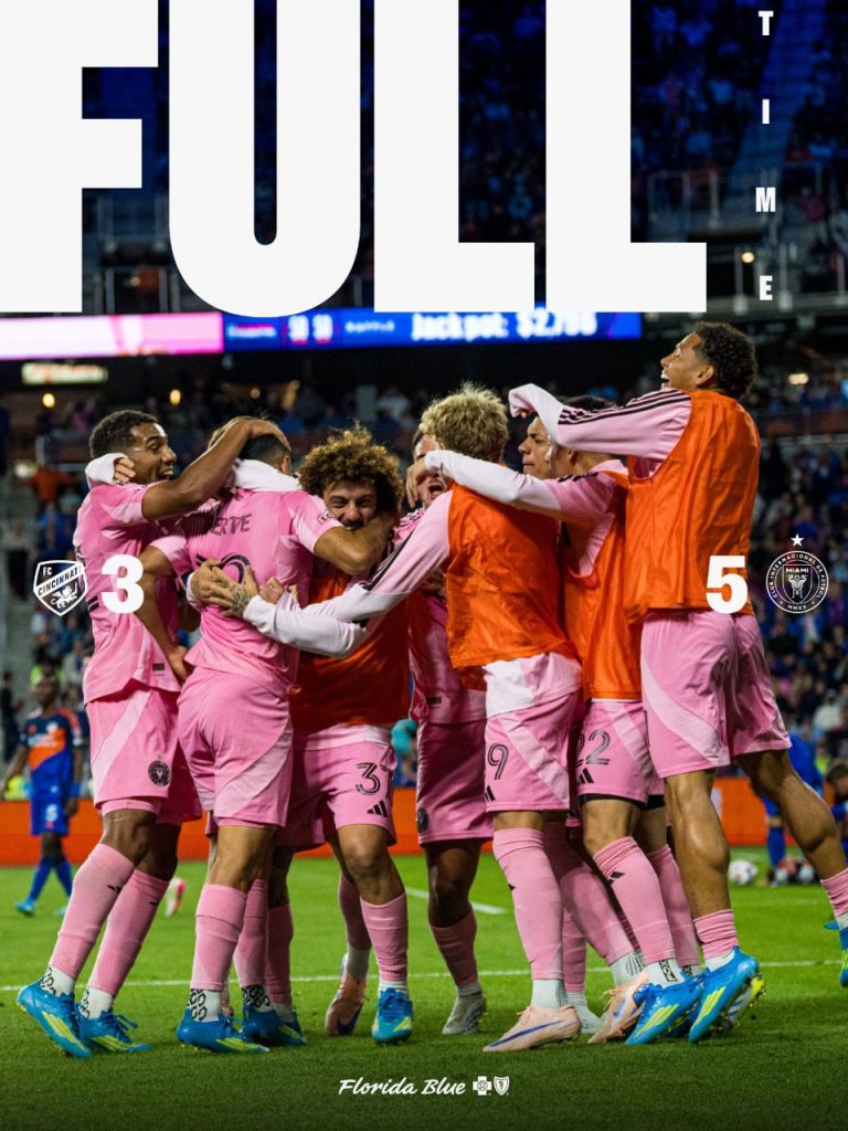 Lionel Messi powers Inter Miami to 5-3 road win over FC Cincinnati  (Photo credit: Inter Miami media)