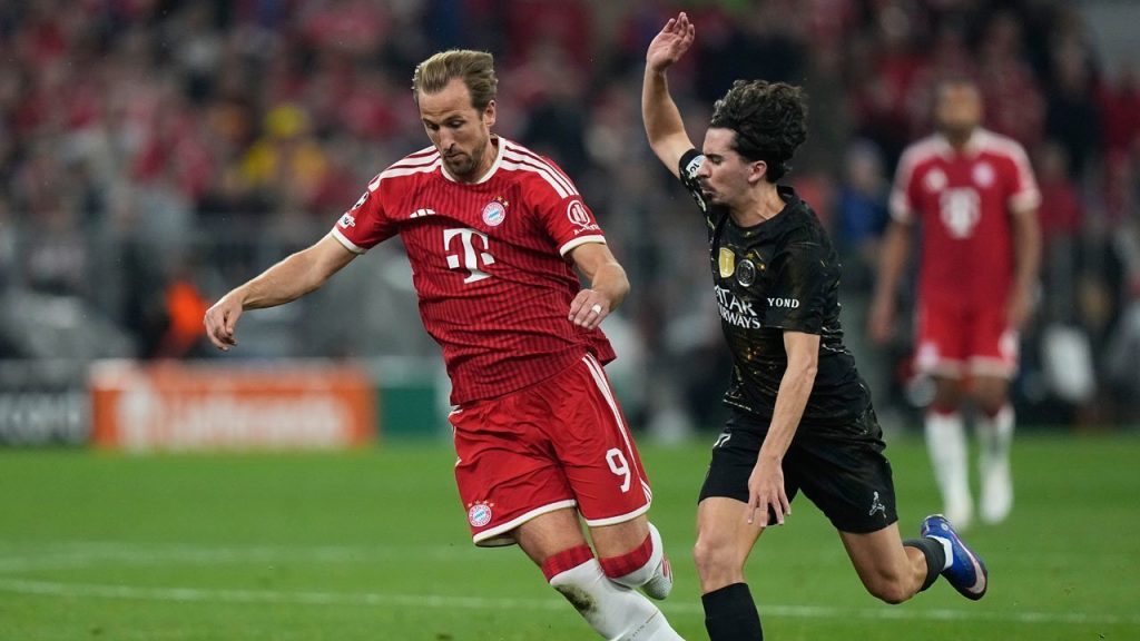 Harry Kane and vitinha (Photo credit; X media)
