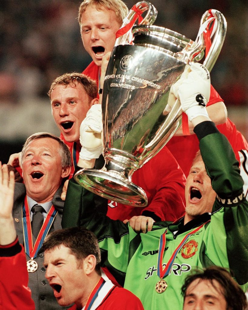 Manchester United win the 1999 Champions League (Photo credit: Manchester United via x)