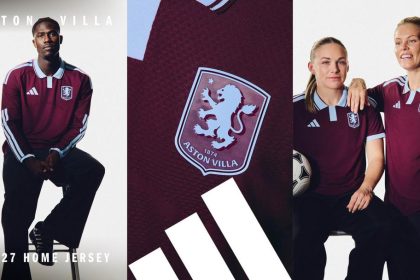 Aston Villa Unveil 1960s-Inspired 2026/27 Home Kit After Historic Season (Photo credit: Aston villa media)