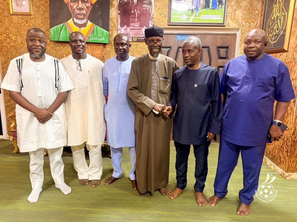 Black Stars Seek Spiritual Backing ahead of the world Cup (Photo credit: Ghana media)
